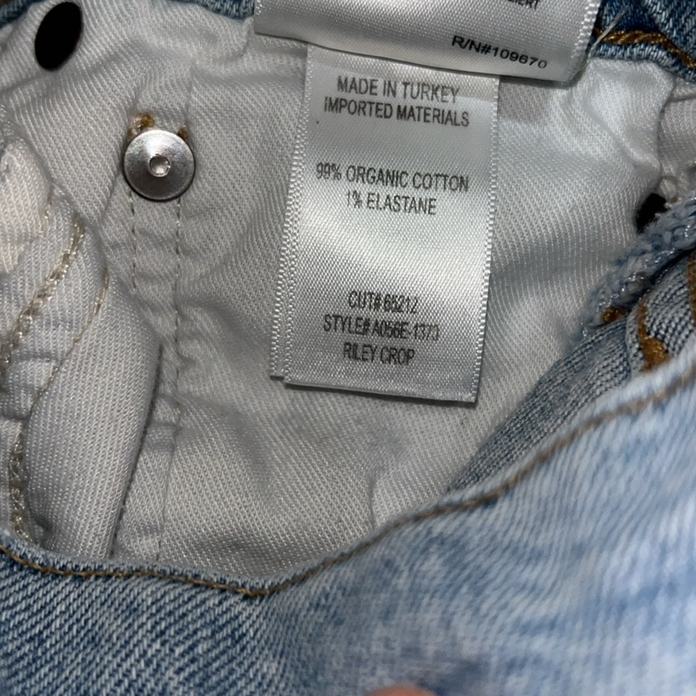 AGOLDE Riley High Rise Straight‎ Crop Jeans Dynamic 29 - Picture 9 of 9